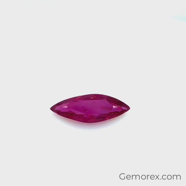 Mozambique Ruby Natural Unheated Marquise 4x12mm | Gemorex