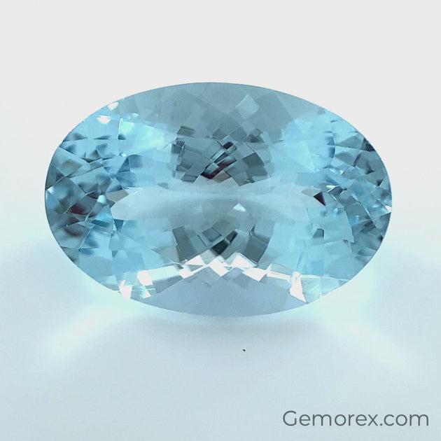 Aquamarine Oval Faceted 6.95ct