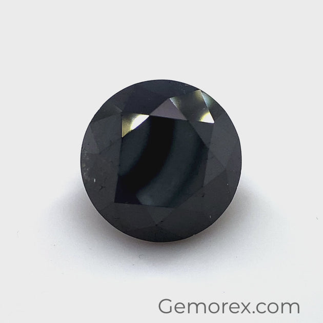 Buy 1 Carat Round Cut Black Diamond (Best Quality) – Gemone Diamond