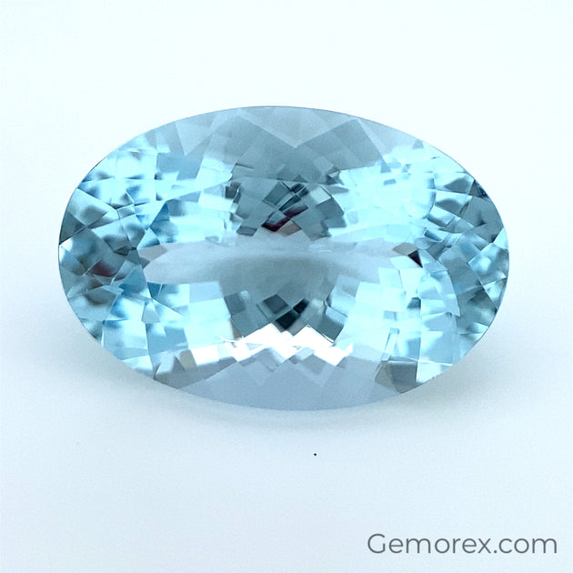 3.25 Carat AA Quality Natural Faceted Blue sold Aquamarine Oval Shape Aquamarine, March Birthstone For Jewelry making