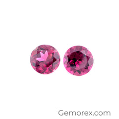Pink Garnet Round 7x7 mm