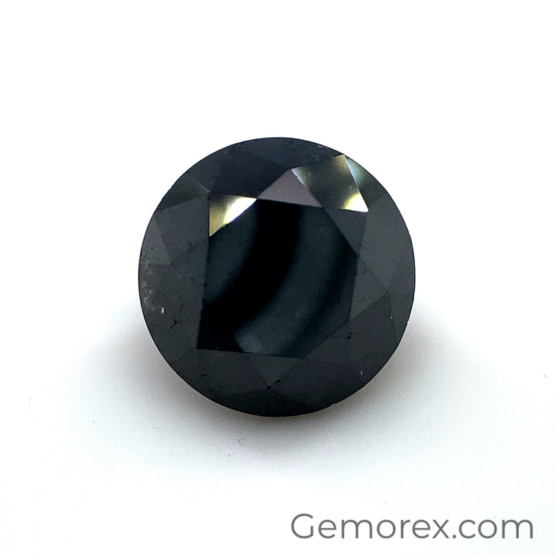 Black Diamond Round Brilliant Cut 4.8ct