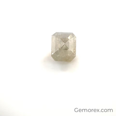 Grey Natural Diamond 6.9x5.85mm Square Rose Cut - Gemorex International Inc.