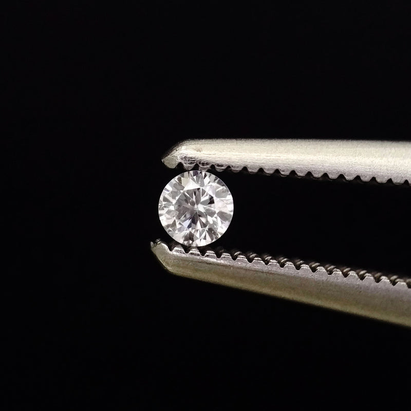 White Diamond 3mm Round Brilliant Cut - Gemorex International Inc