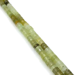 Green Garnet Faceted Tube Beads 5-6.5mm