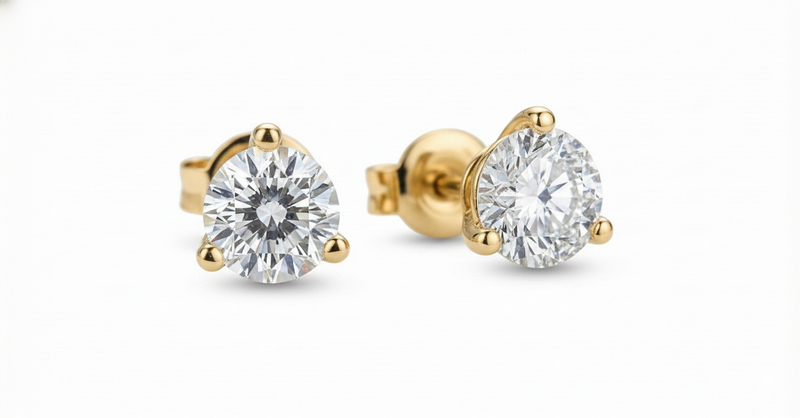 Lab Grown Diamond Gold Studs