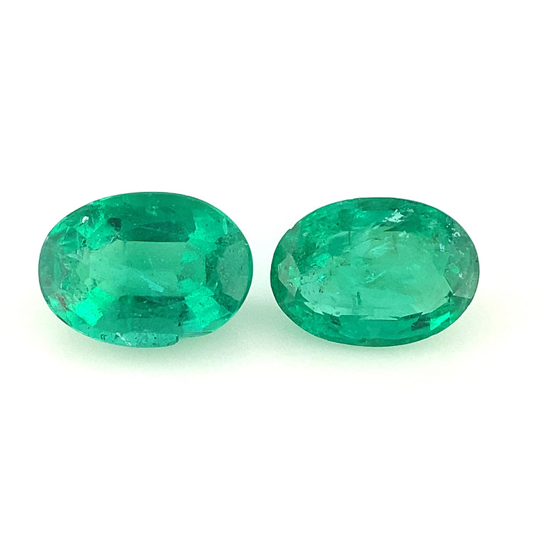 Emerald Oval Faceted 7x5mm