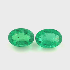 Emerald Oval Faceted 7x5mm