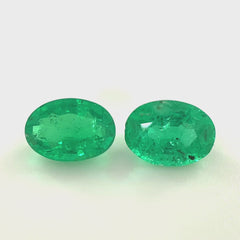 Emerald Oval Faceted 7x5mm