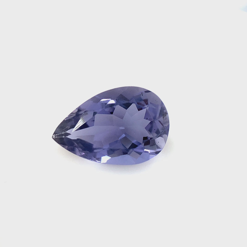 Iolite Pear Faceted 2.26ct