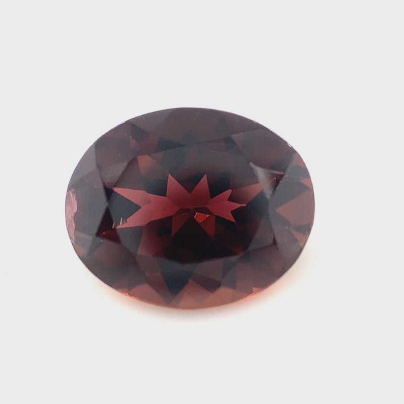 Pink Tourmaline Oval Faceted 3.48ct