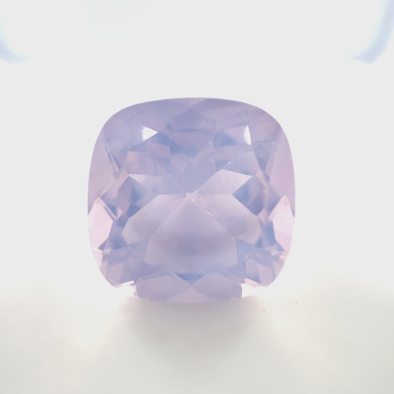 Lilac Quartz Cushion Faceted 11.91ct