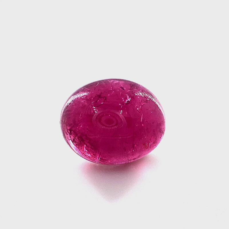 Pink Tourmaline Oval Cabochon 4.83ct