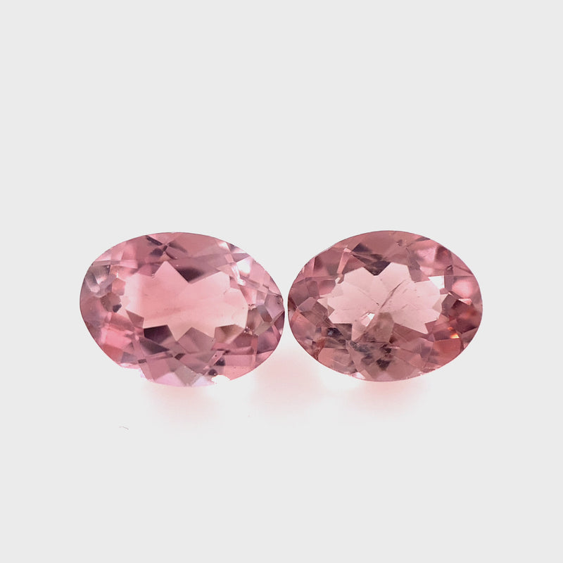 Baby Pink Tourmaline Oval Faceted 2.33ct