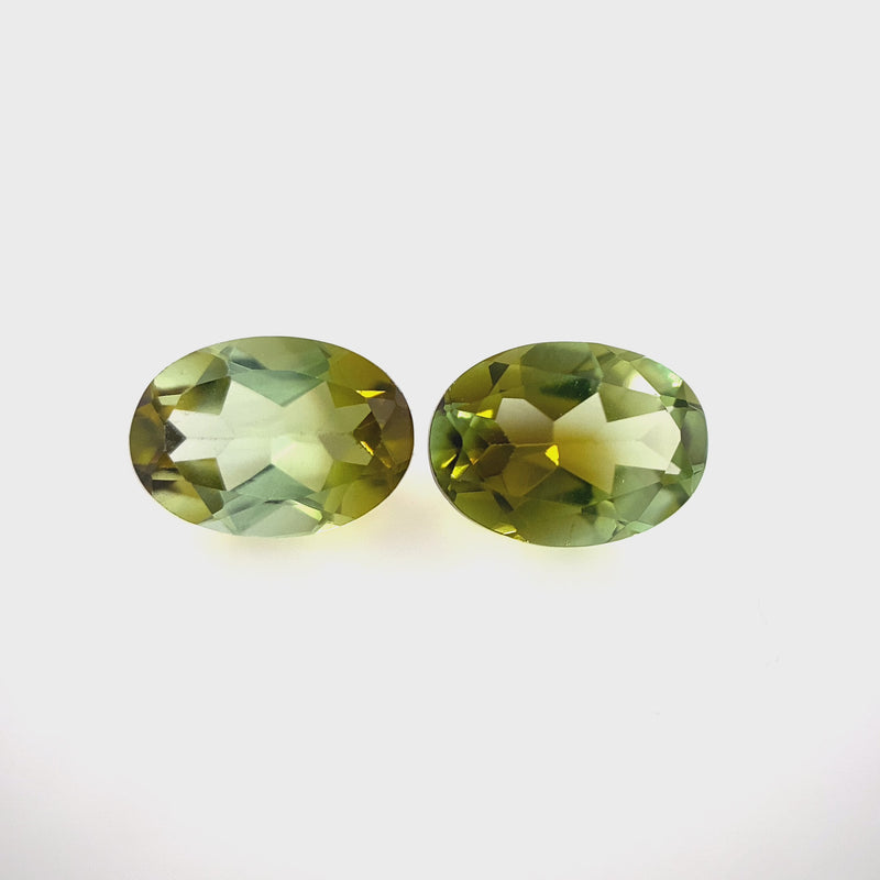Mint Green Tourmaline Oval Faceted 1.58ct
