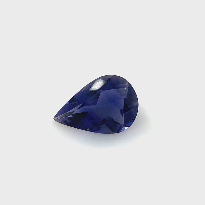 Iolite Pear Faceted 1.18ct
