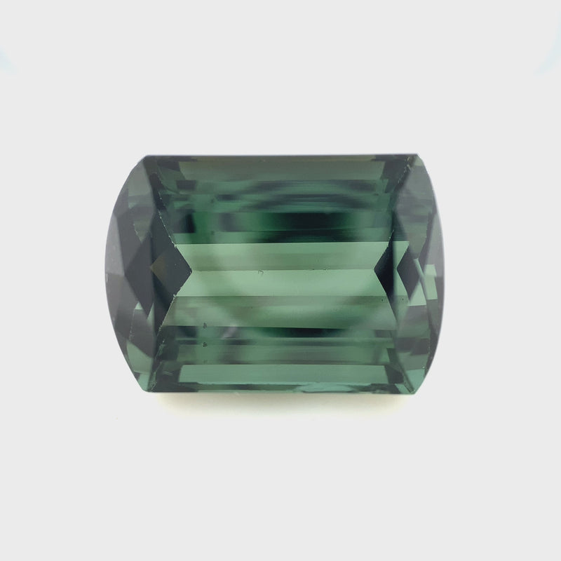 Green Tourmaline Fancy Faceted 17.7ct