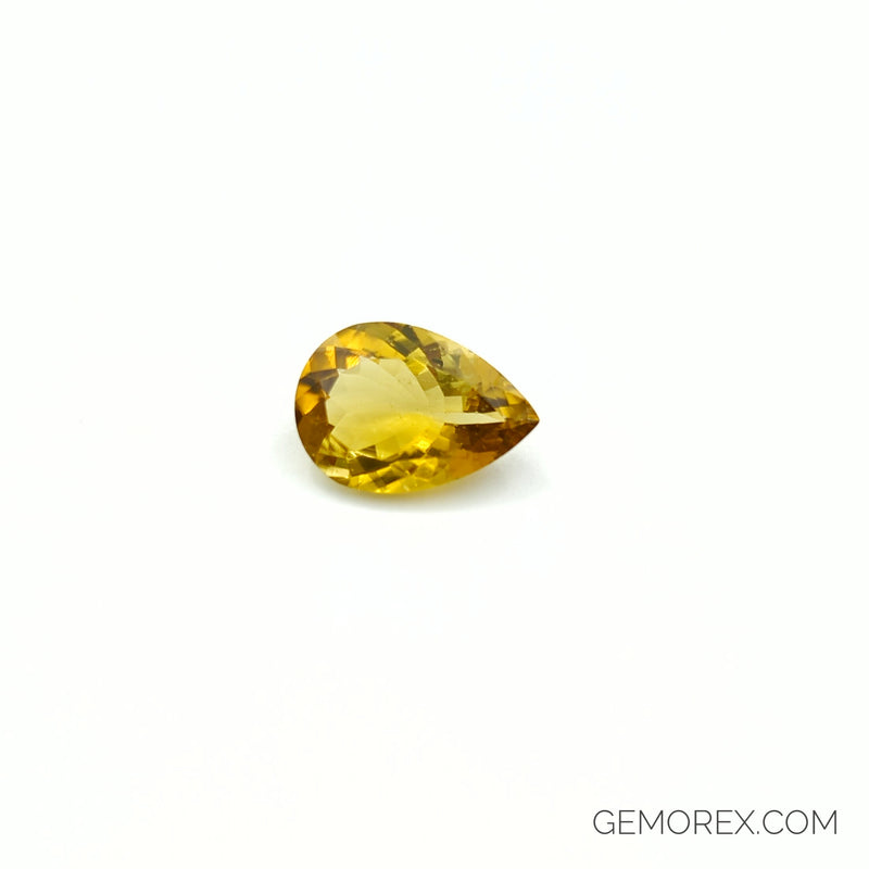 Yellow Tourmaline Pear Shape Faceted 8.29ct