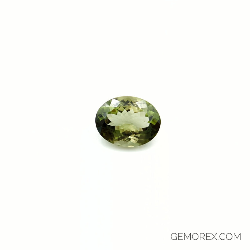 Green Tourmaline Oval Faceted 11.17ct