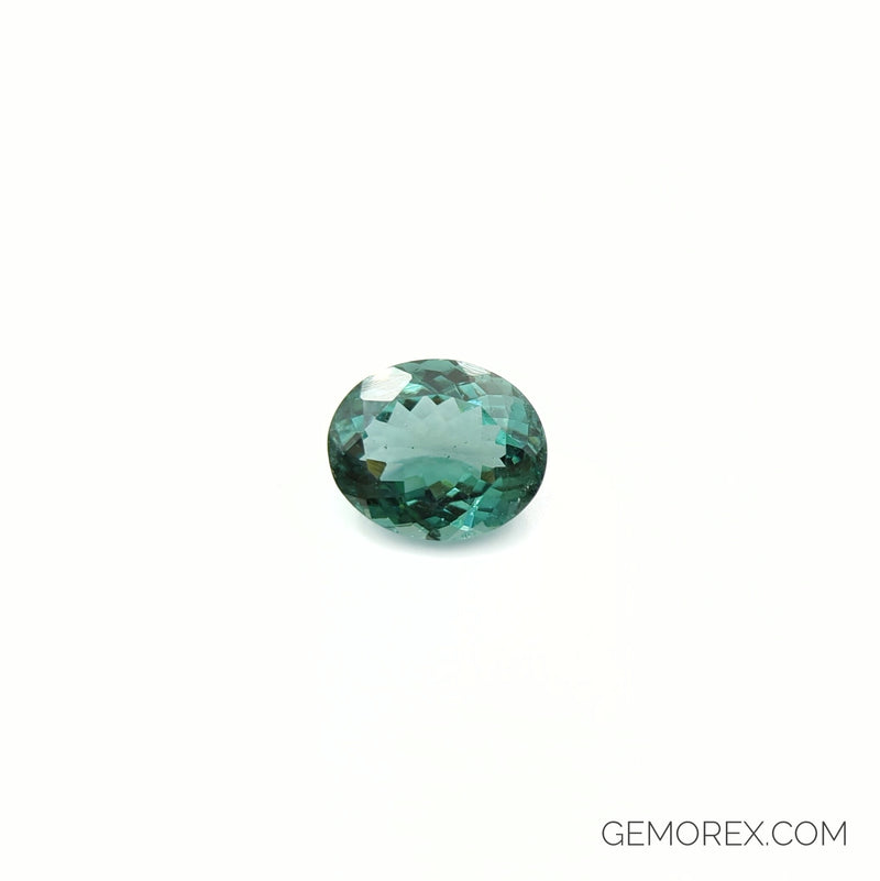 Teal Tourmaline Oval Faceted 13.82ct