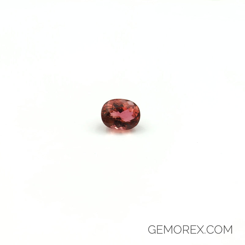 Peachy Pink Tourmaline Oval Faceted 2.87ct