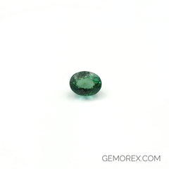 Teal Tourmaline Oval Faceted 4.57ct