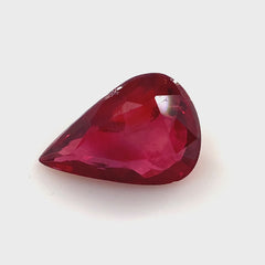 Ruby Pear Faceted 1.02ct