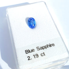 Blue Sapphire Oval Cut 2.19ct - Gemorex International Inc.