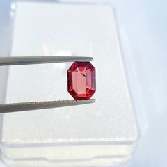 Fancy Color Pink Sapphire Emerald Cut 1.24 ct - Gemorex International Inc.