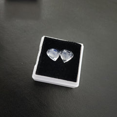 Blue Moonstone Pear Cab 8x8x4 mm