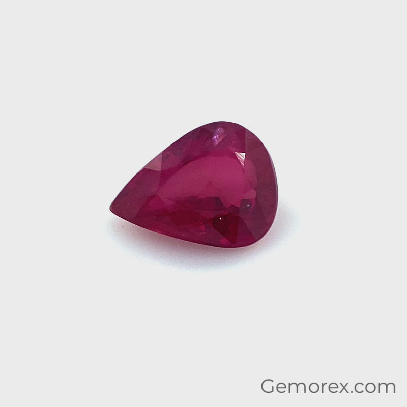 Mozambique Ruby Natural Unheated Pear Shape 5.40 x 7.05mm - Gemorex International Inc.