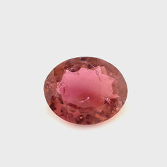 Pink Tourmaline Oval Faceted 2.63ct