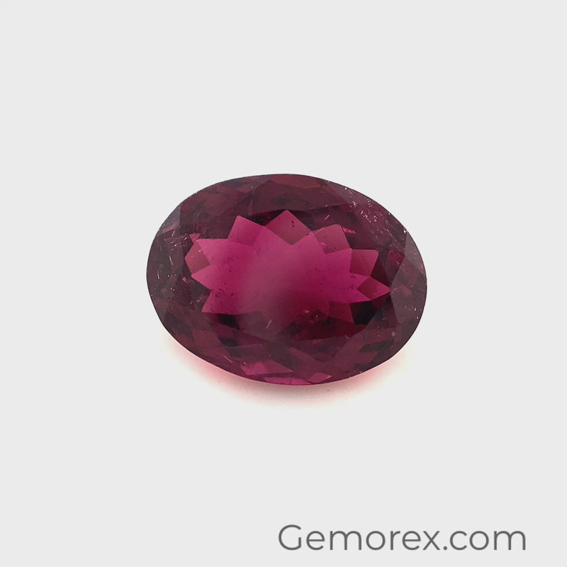 Pink Garnet Oval 12x9x6 mm