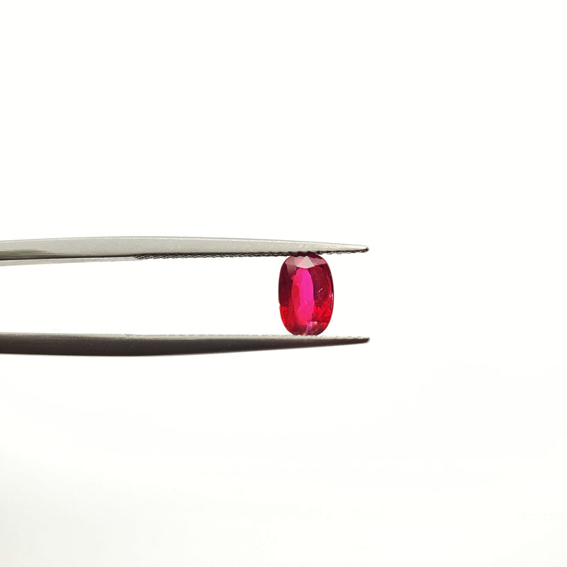 Mozambique Ruby Natural Unheated Oval 4.91 x 7.44 mm - Gemorex International Inc.