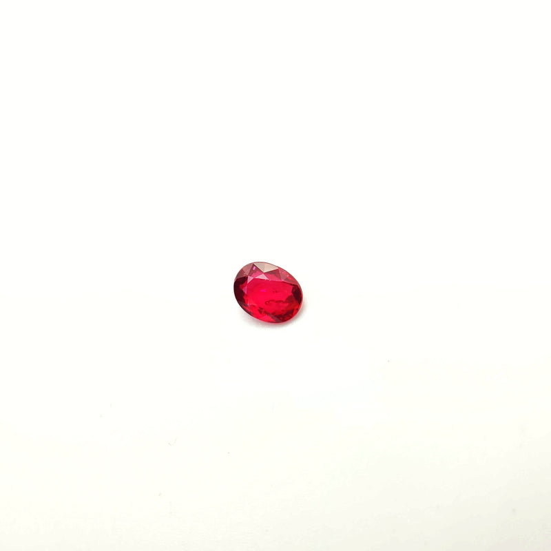 Mozambique Ruby Natural Unheated Oval 5.20 x 6.71mm - Gemorex International Inc.