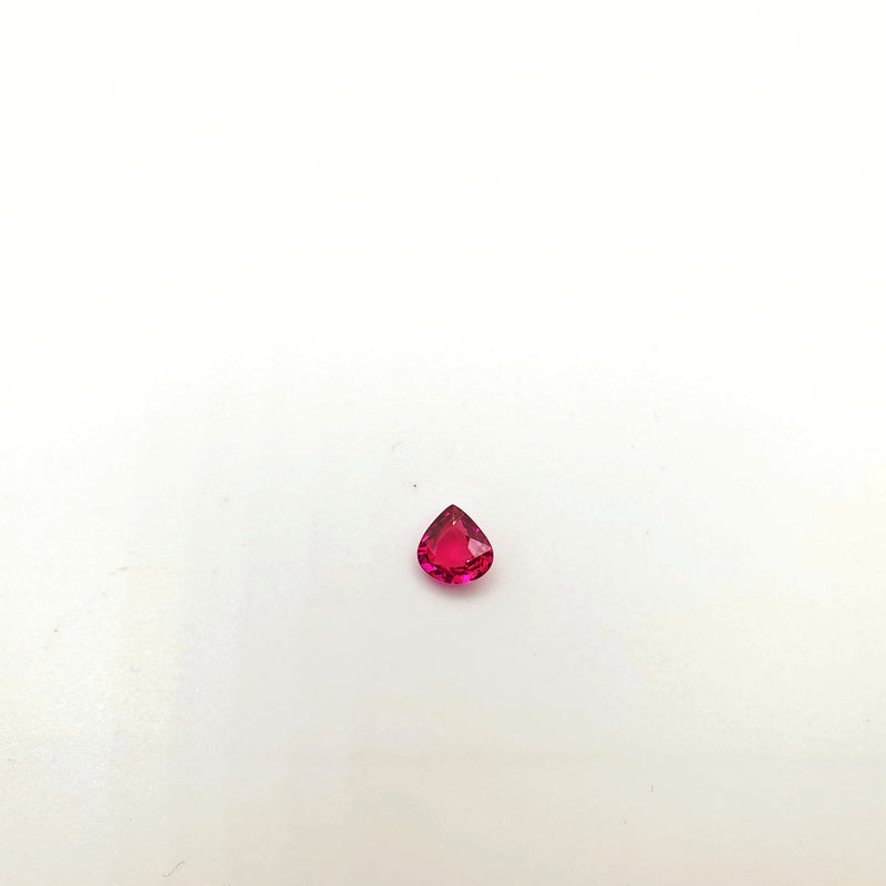 Mozambique Ruby Natural Unheated Pear Shape 6.49 x 6.60mm - Gemorex International Inc.
