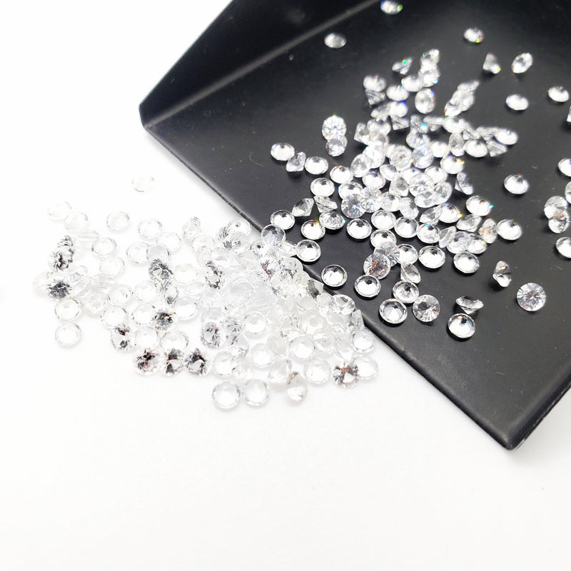White Sapphire Round Melee Diamond Cut (MULTIPLE SIZES) - Gemorex International Inc