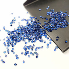 Blue Sapphire Round Melee Diamond Cut AAA (MULTIPLE SIZES) - Gemorex International Inc