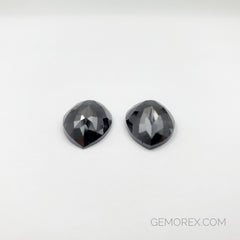 Black Diamond Pear Shape Rose Cut 12.20ct