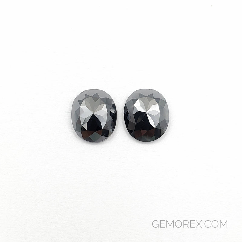 Black Diamond Oval Rose Cut 2.70ct