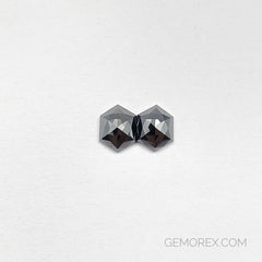 Black Diamond Hexagon Rose Cut 1.20ct