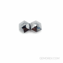 Black Diamond Hexagon Rose Cut 1.30-1.50ct