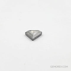 Salt and Pepper Natural Diamond Shield Rose Cut 0.69ct