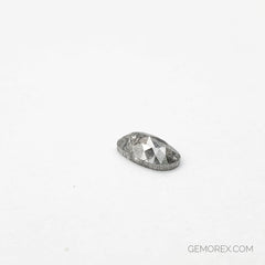 Salt n Pepper Natural Diamond 8.33 x 4.78 x 2.43mm Oval Rose Cut