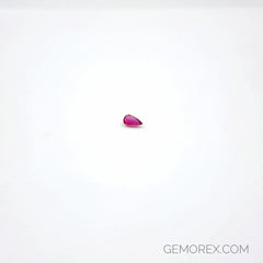 Ruby Pear Shape Faceted 1.00ct