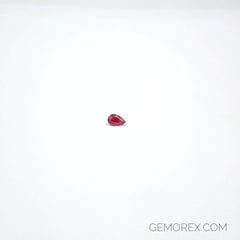 Ruby Pear Shape Faceted 1.08ct