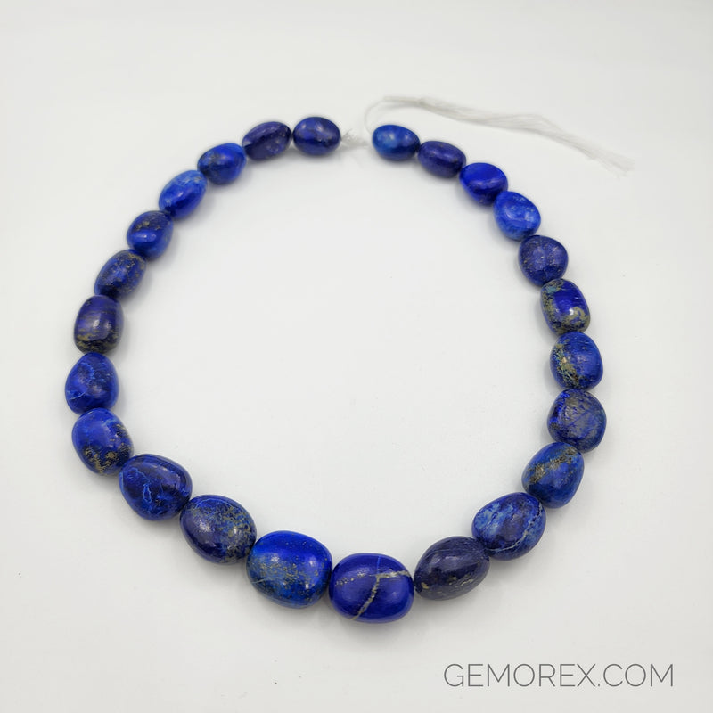 Lapis Lazuli Smooth Nugget Beads 12.30 - 15.50mm