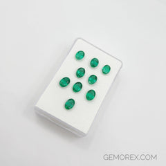 Emerald Oval Faceted 7x5mm