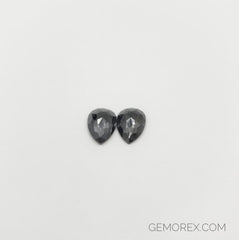 Black Diamond Pear Shape Rose Cut 3.11ct