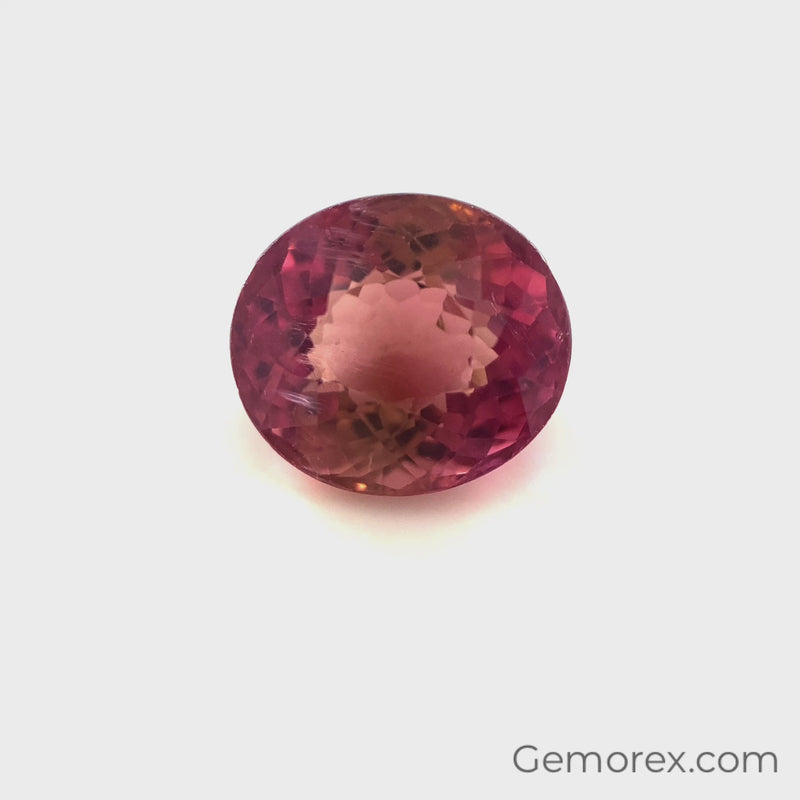 Pink Tourmaline Oval Faceted 4.90ct
